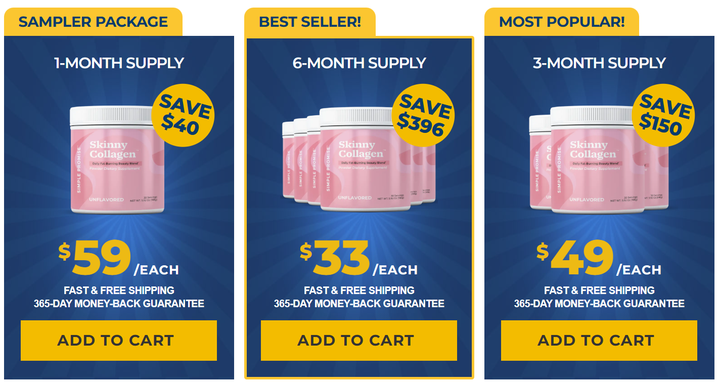 Skinny Collagen Price