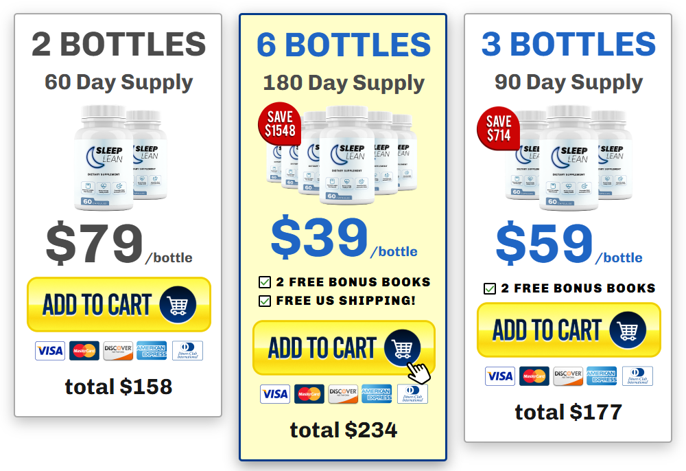 SleepLean Pricing